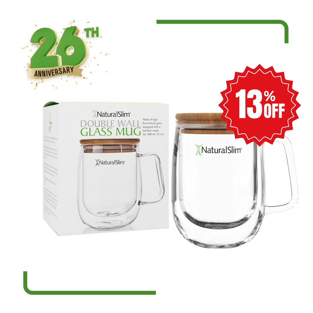 Tasse en verre NaturalSlim® à double paroi